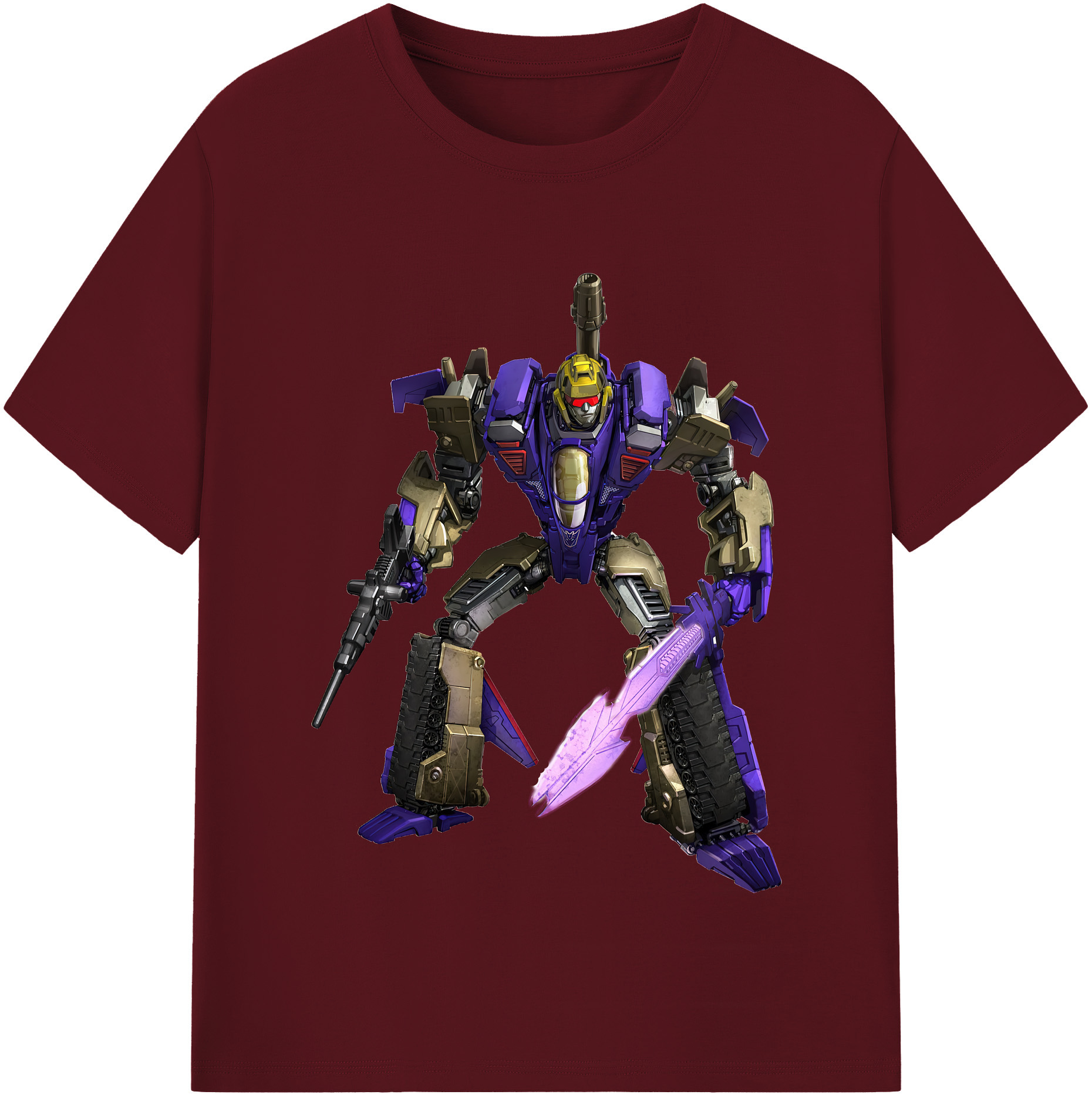 （画像用） Transformers トランスフォーマー 綿100％半袖Tシャツ（フロントプリント）